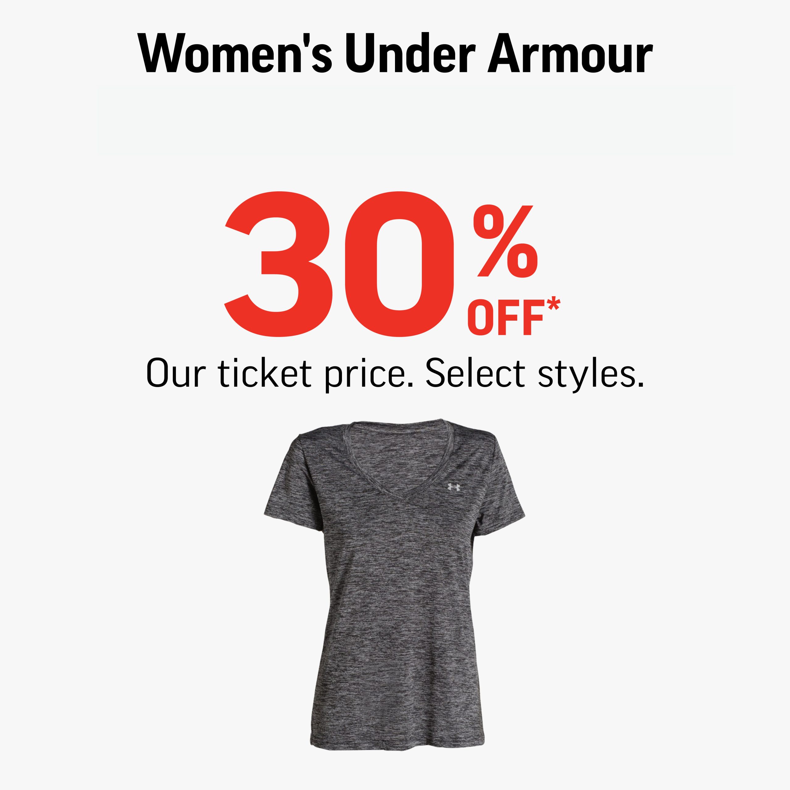 Womens Under Armour 30 Off Metropolis at Metrotown