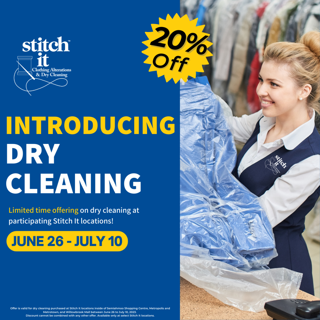 Get 20 Off Dry Cleaning At The Fitting Room By Stitch It Metropolis At Metrotown