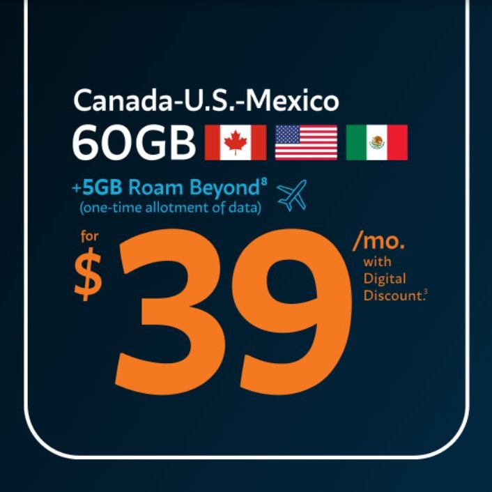 Freedom Mobile – $39 for 60GB icon