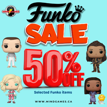 Mind Games – 50% Off on Selected Funko Items! icon