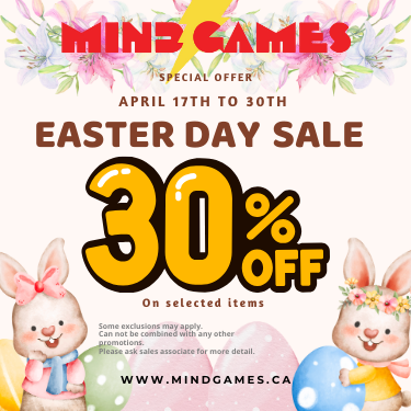 MIND GAMES – Easter Sale 30% off on Selected Items icon