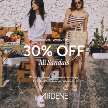 ARDENE – 30% OFF all sandals #ardenelove icon