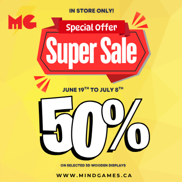Mind Games – 50% off on Selected 3D Wooden Displays icon