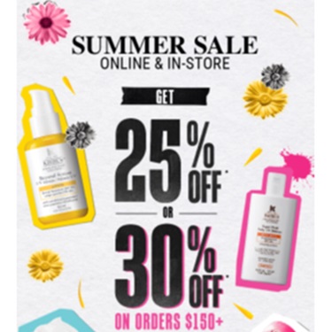 Kiehls – Summer Sales icon