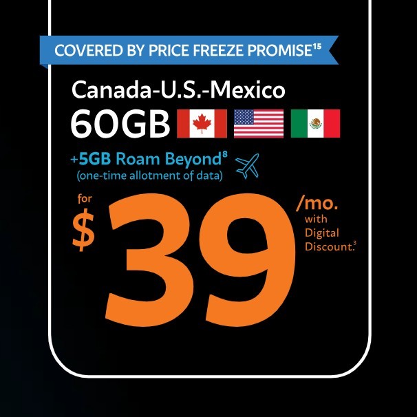 Freedom Mobile – 60GB for $39/mo. icon