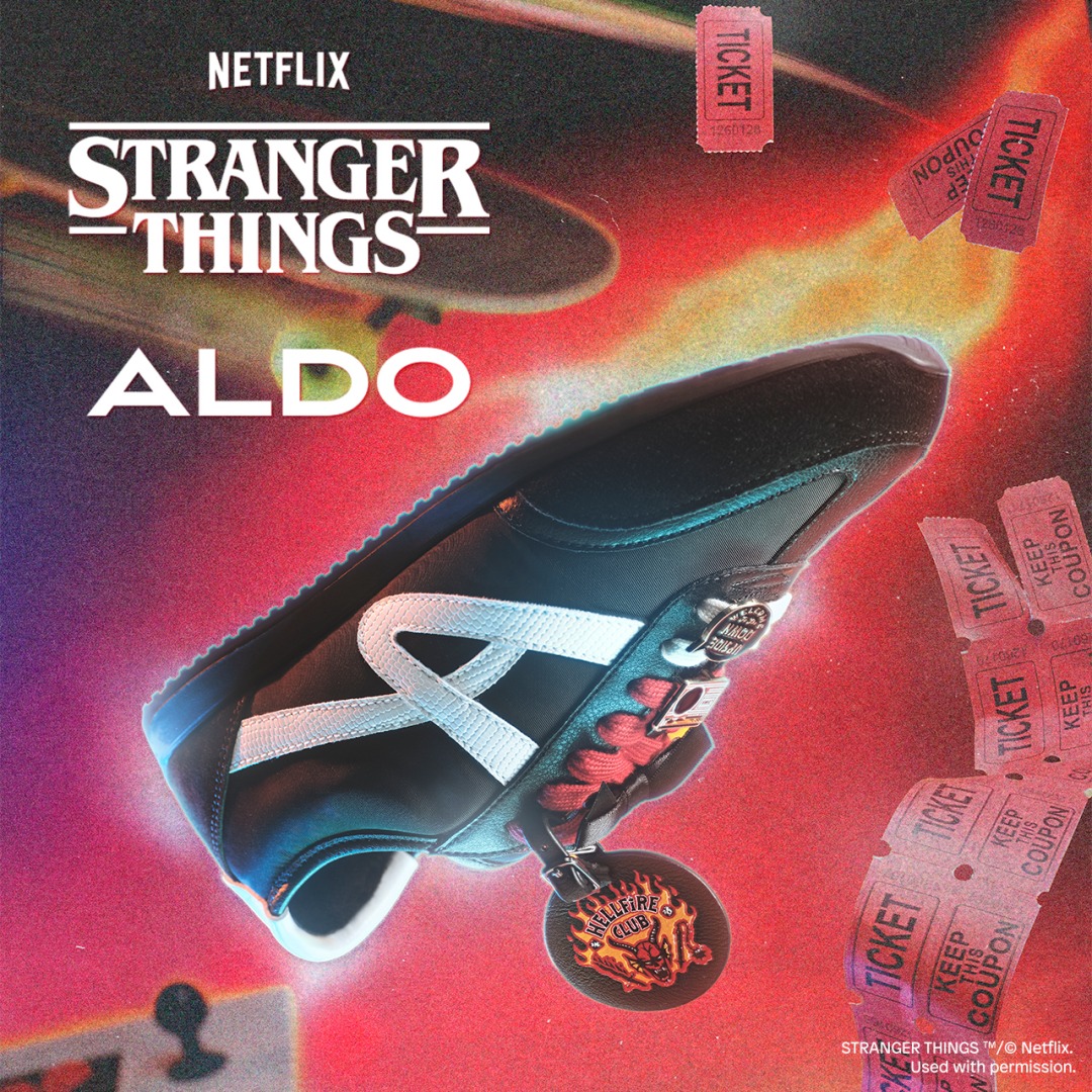 It’s here! Stranger Things x ALDO icon