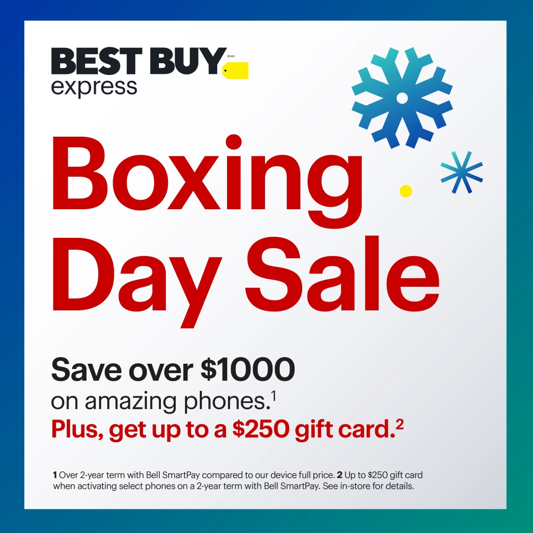 Boxing Day Sale is here at Best Buy Express! icon