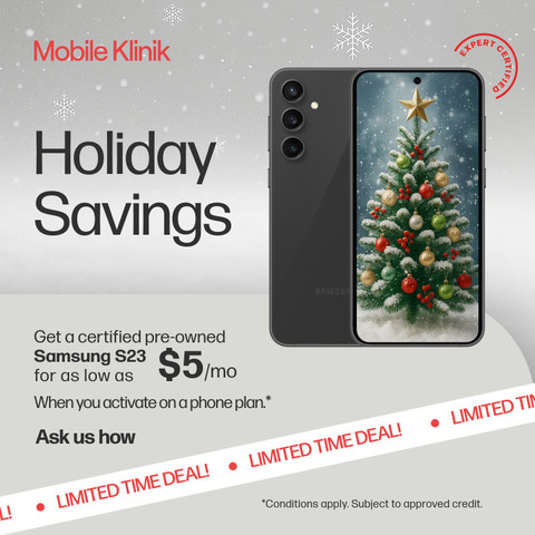 Holiday Savings: Samsung icon