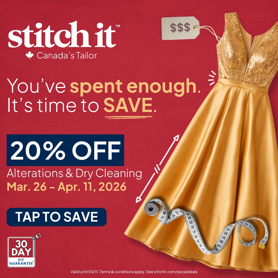 20% off Alterations & Dry Cleaning until April 11! Get the perfect fit for your perfect story. icon