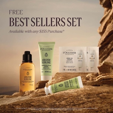 Enjoy a Free Almond Body Care Gift with $155 Purchase icon