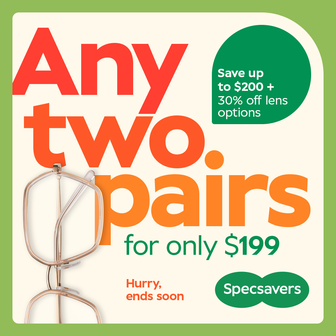 Any 2 Pairs of Glasses from $199 icon