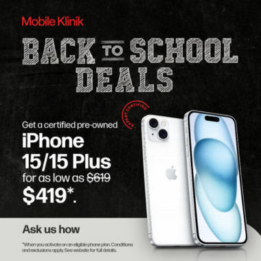 Back to School Deals – iPhone 15/15 Plus icon
