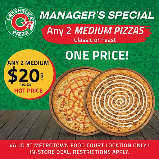 Any 2 Medium Pizzas for Just $20 icon