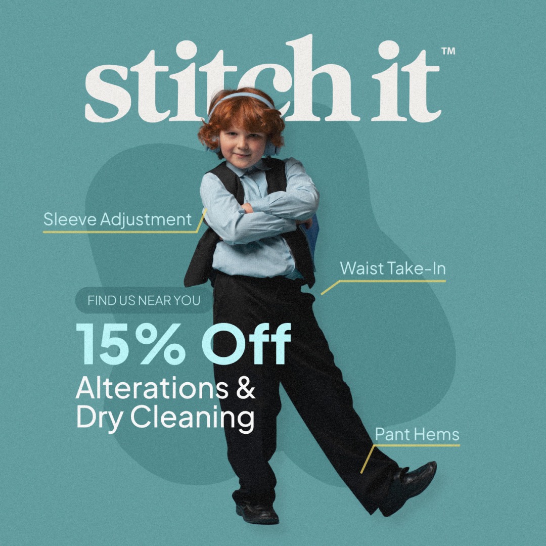 Back-to-School Savings: 15% Off Alterations & Dry Cleaning icon